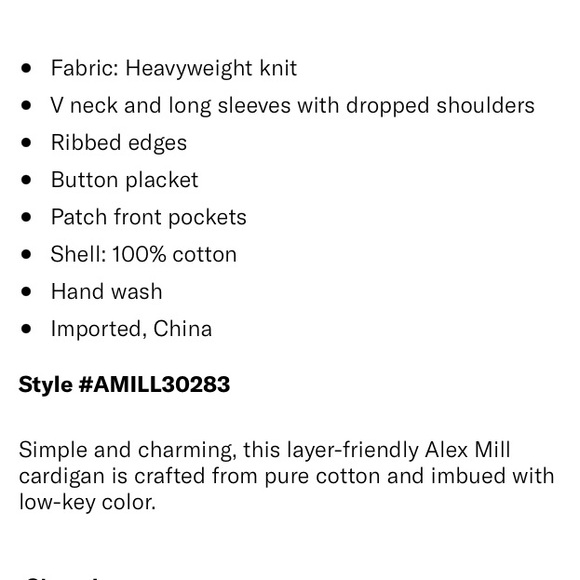 Alex Mill “Emma” Cardigan in Aegean Blue, Size Medium. - Picture 11 of 11